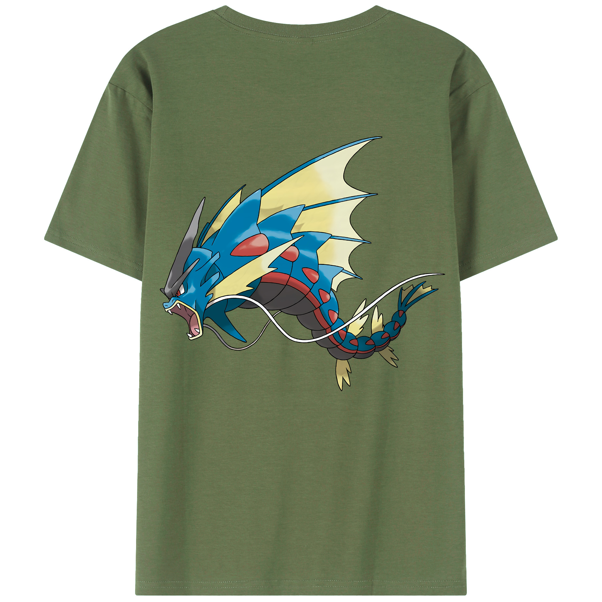（画像用） ポケットモンスター Pokémon 綿100％ メンズ半袖Tシャツ（バックプリント） 通気性
